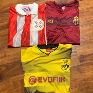 Lot of Soccer Jersey Mens L - XL Active BVB